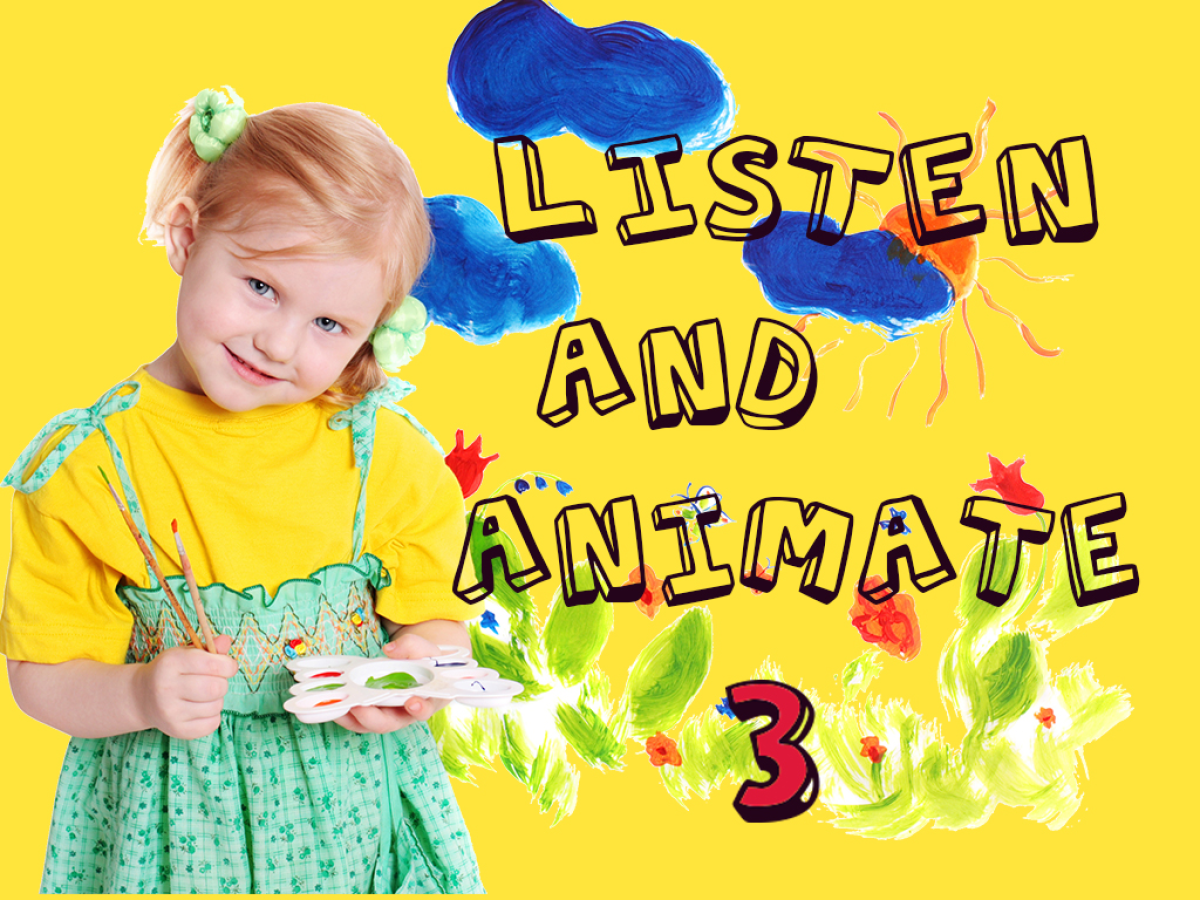 Listen and animate 3, game, spill, cover