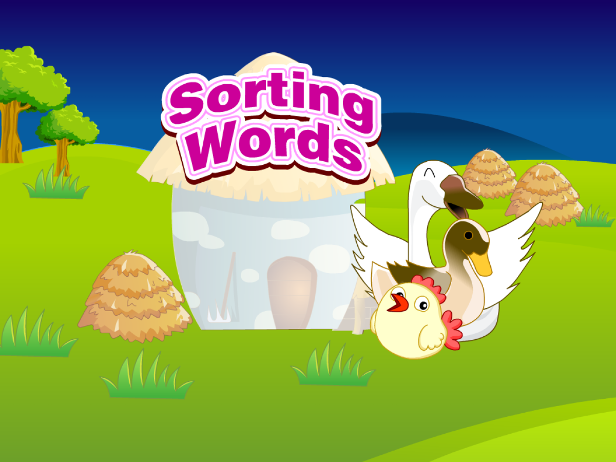 Sorting words spill cover